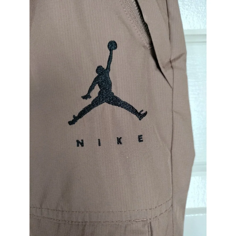Jordan Jumpman Woven Cargo Pants Men's Size Small Brown Ripstop Utility